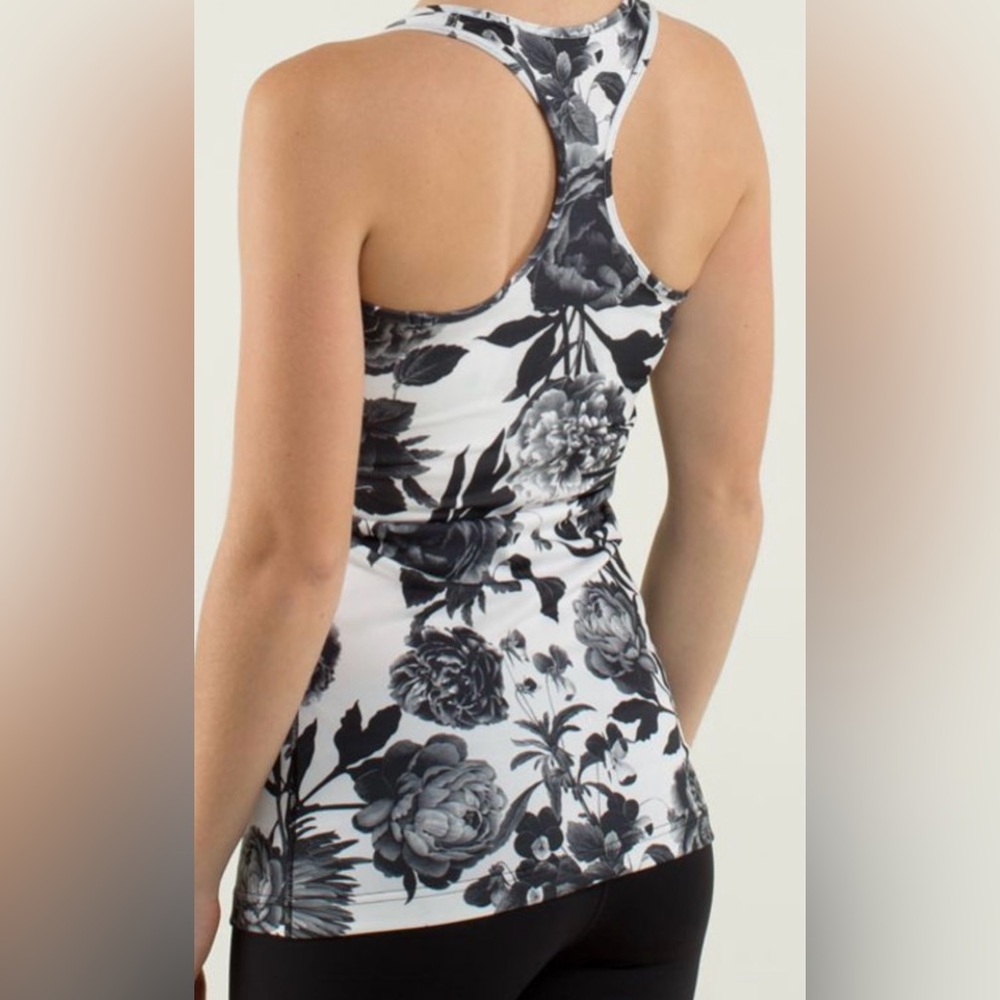 Floral Print Women's Tank Top - Picture 4 of 9